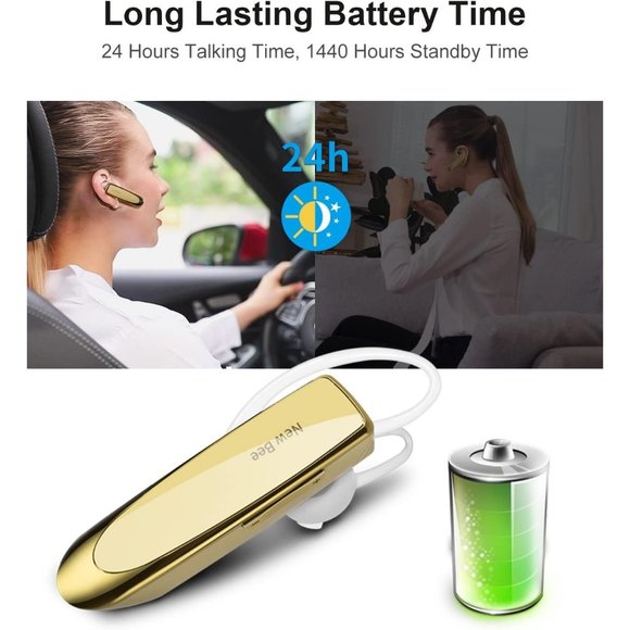 V5.0 Wireless Headset with Microphone 24 Hrs Driving 60 Days Standby Time - Picture 3 of 8